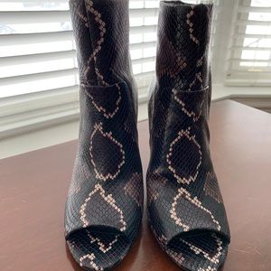 Vince Camuto peel toe booties